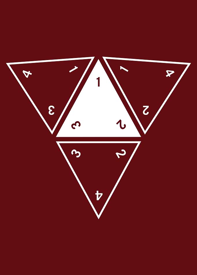 Red Unrolled D4