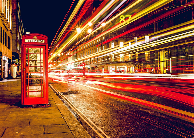 Red telephone booth