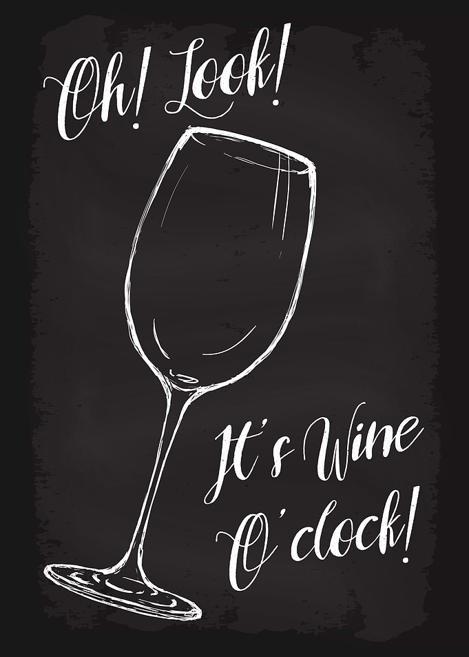 Oh Look Its Wine Oclock