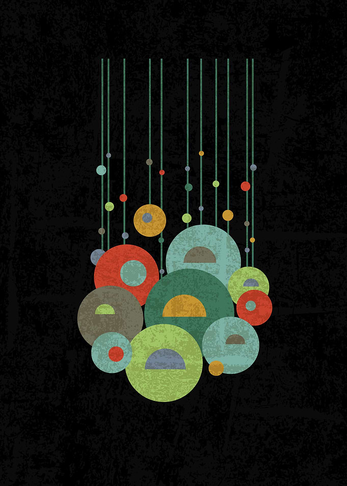 Hanging flowers Black