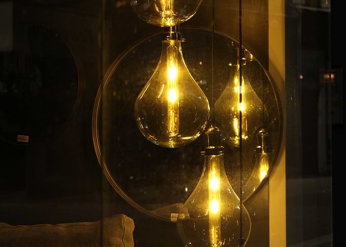 Vintage light bulb
