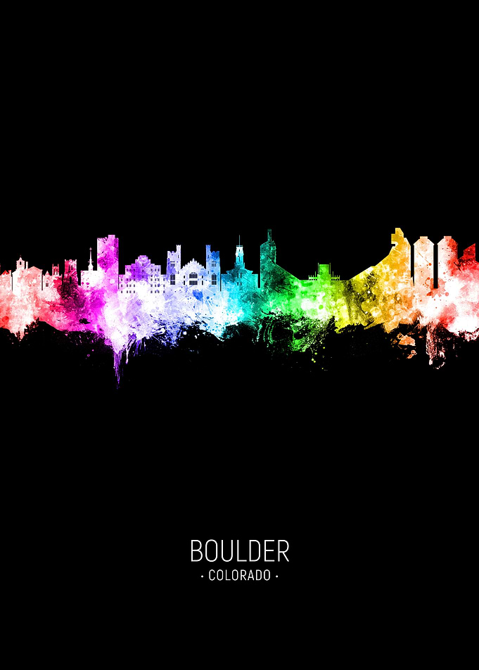 Boulder Skyline Colorado