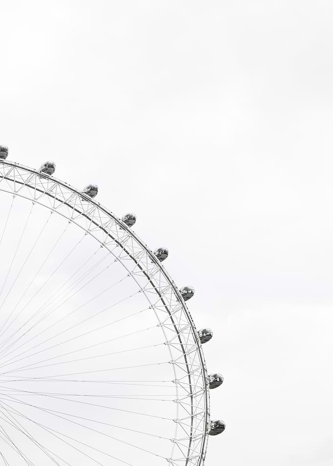 Cloudy London eye