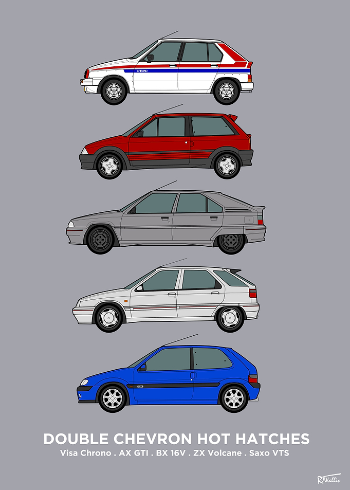 Double Chevron Hot Hatches