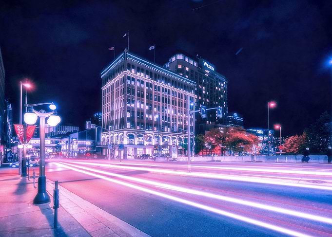 City night streets