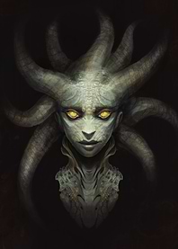 Medusa portrait