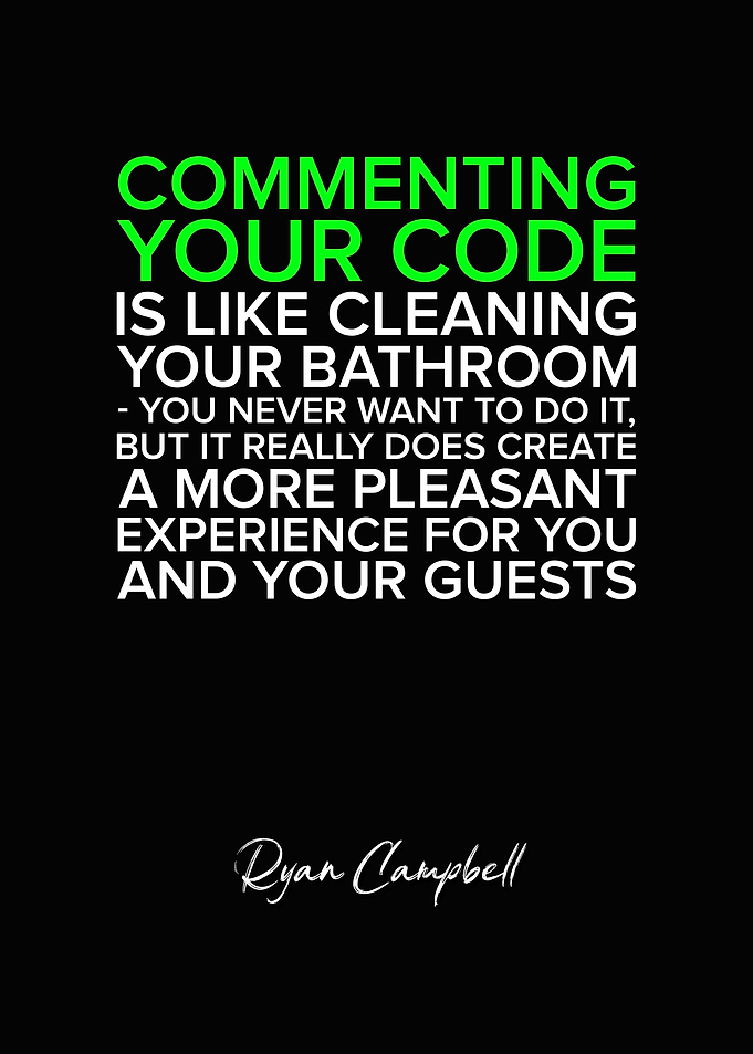 Commenting Code