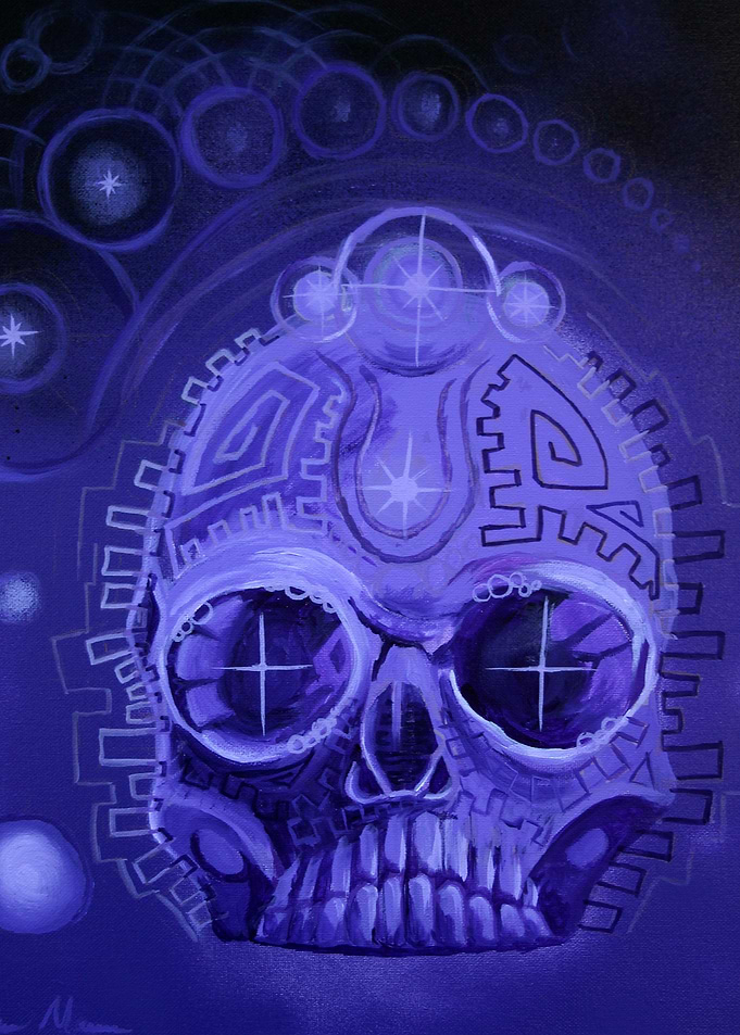 Purple Skull