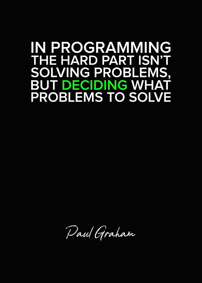 Problems to Solve