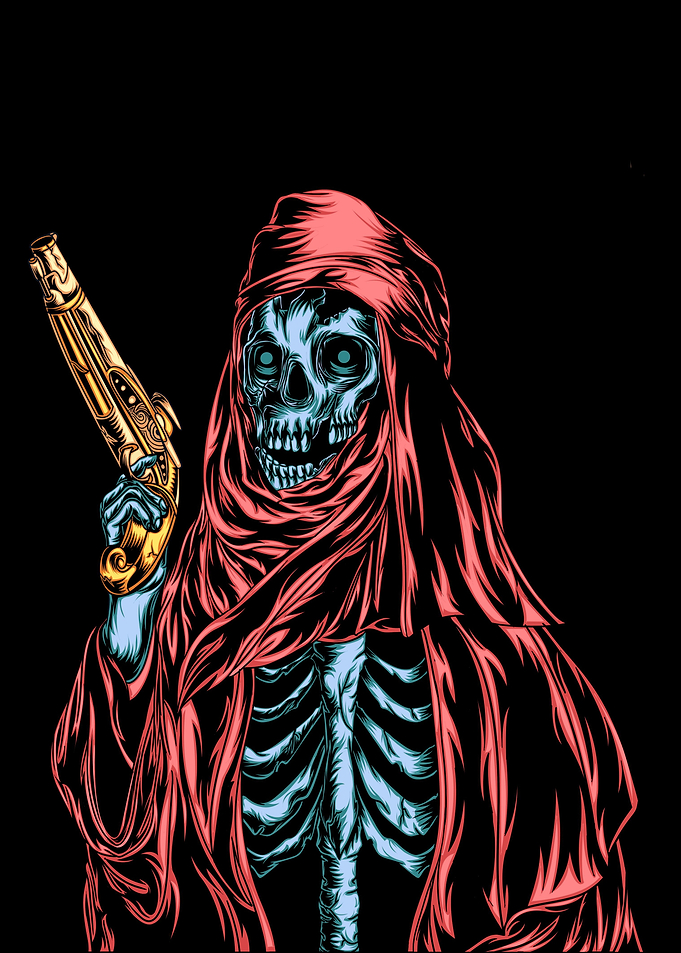 skull of the gun