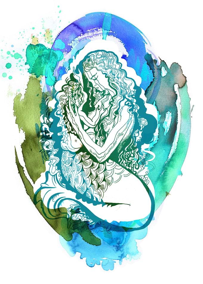 Mermaid with Child