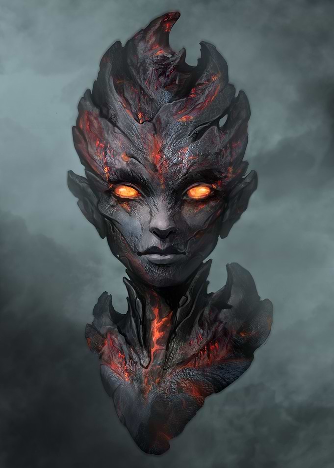 Magma elemental portrait