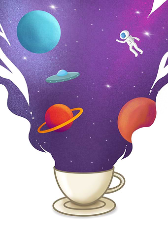 coffee imagine dream world