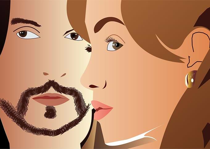 Angelina jolie and Johnny