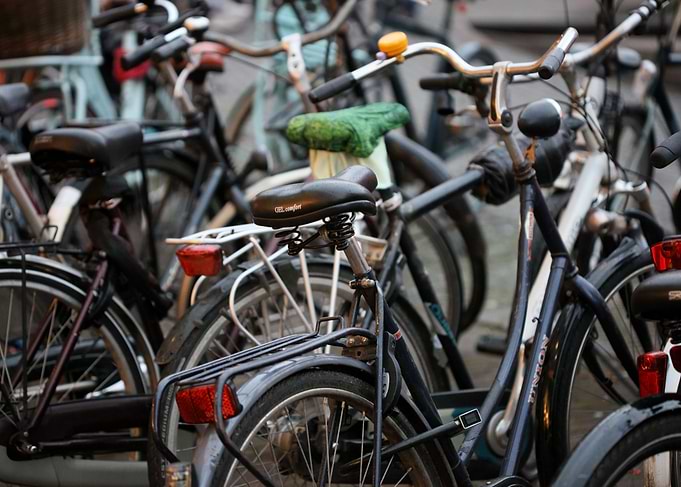 Amsterdam bicycles trippin