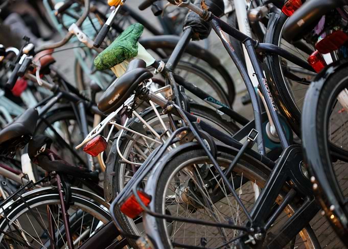 Amsterdam bicycles trippin