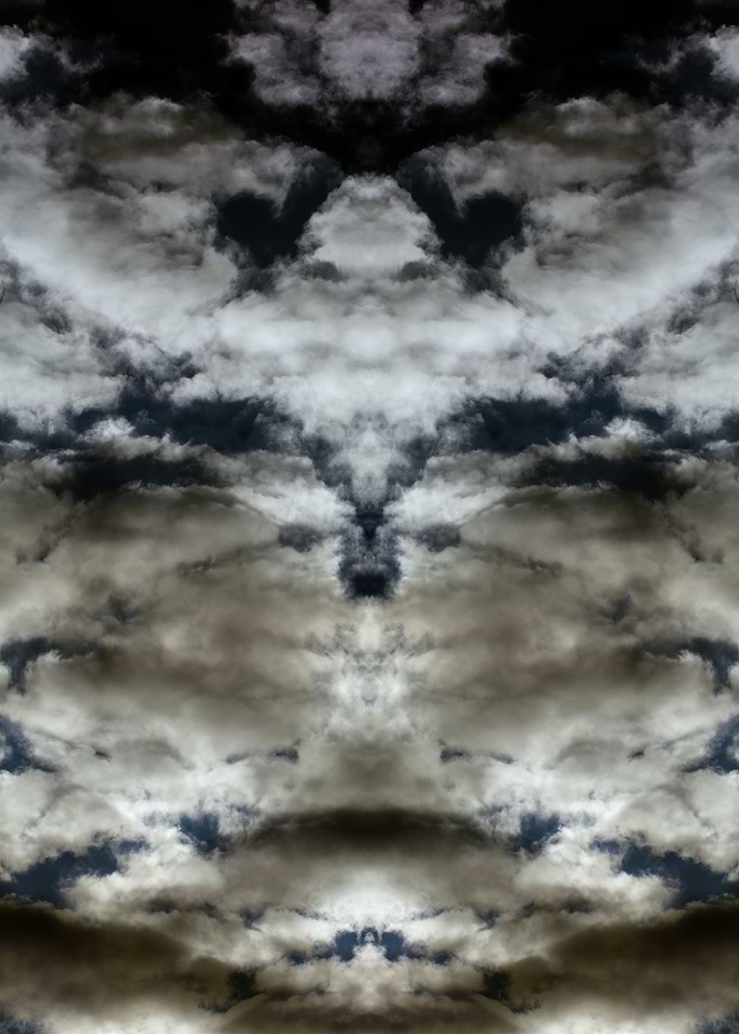 Psychedelic trippy sky