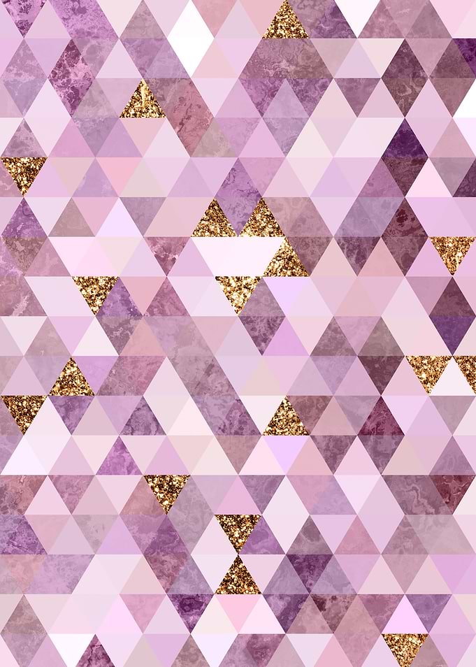 Pink Geometric Pattern