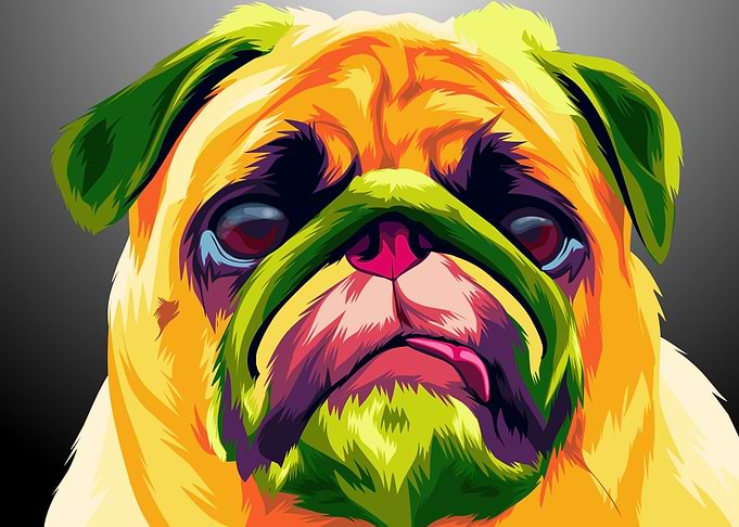 dog pop art