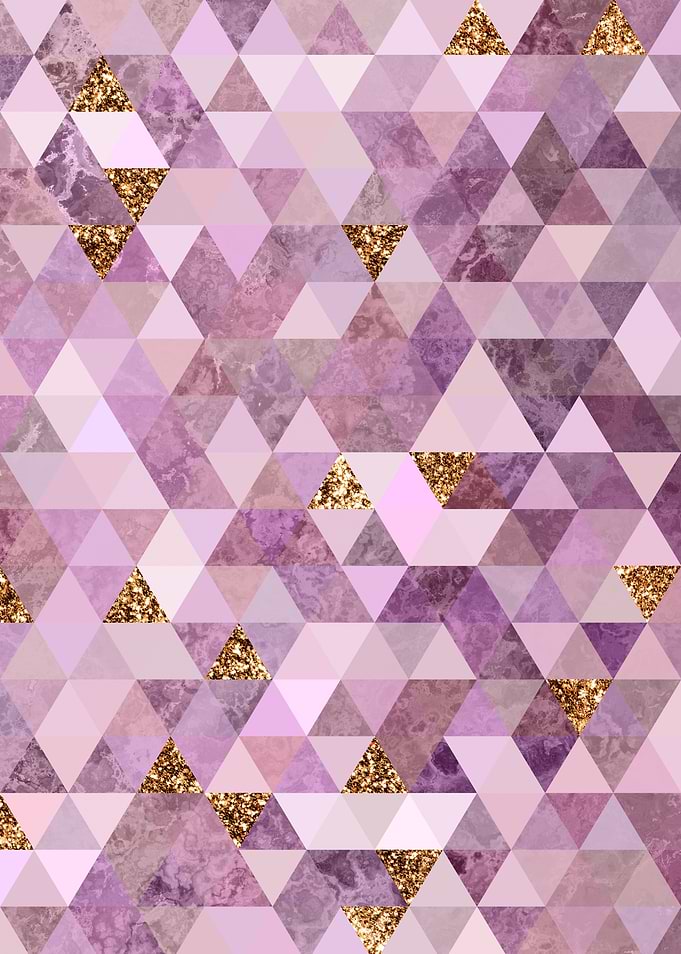 Pink Triangular Pattern