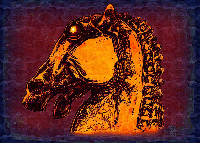 old paper horse nov19