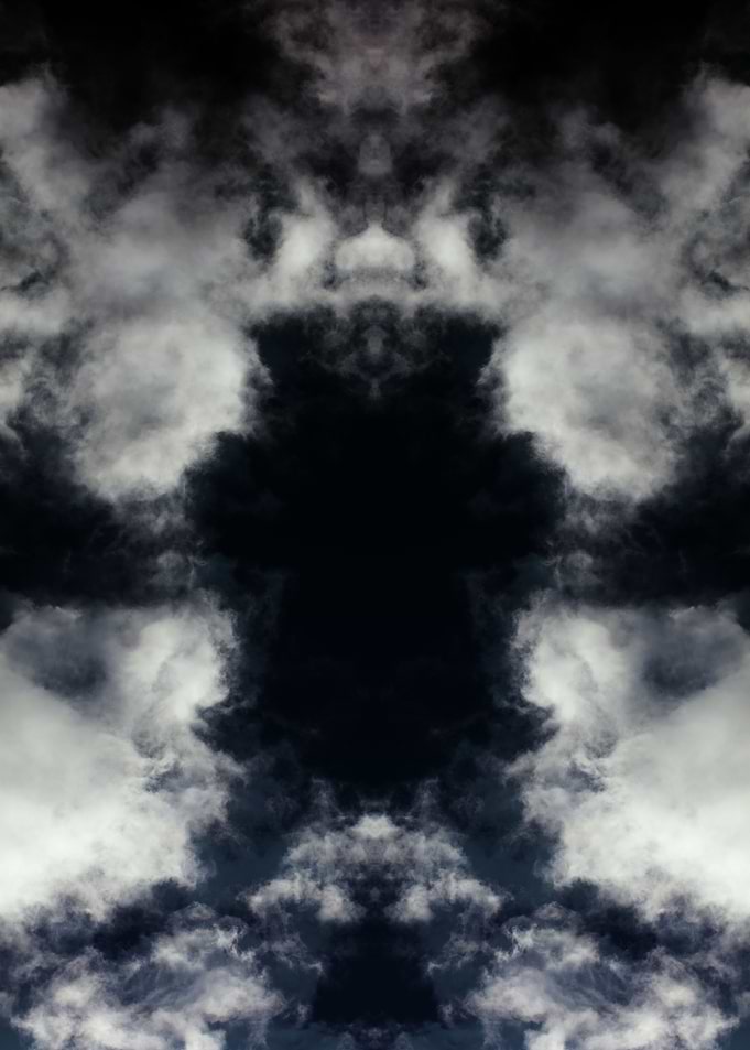 Psychedelic trippy sky