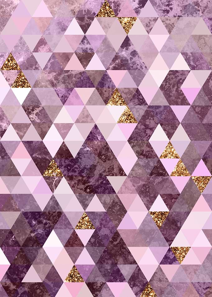 Pink Triangular Pattern