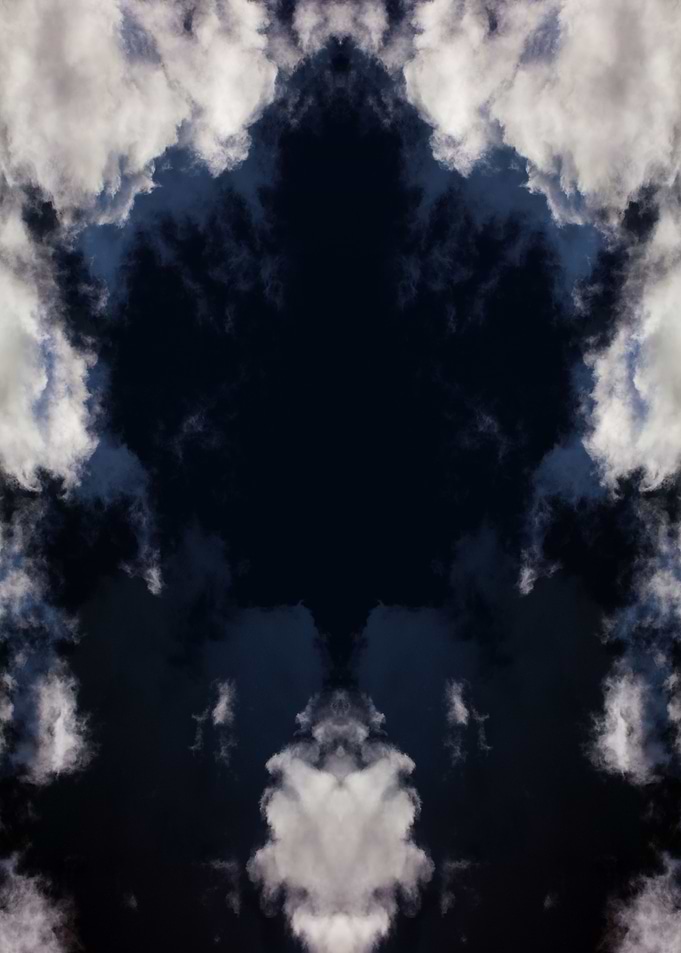 Psychedelic trippy sky