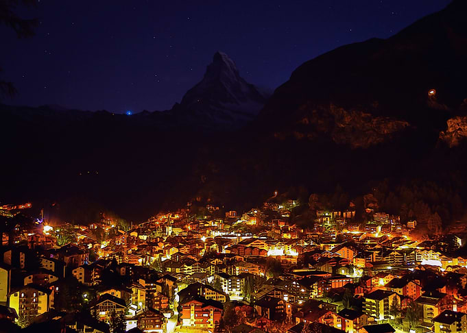 Swiss Matterhorn town