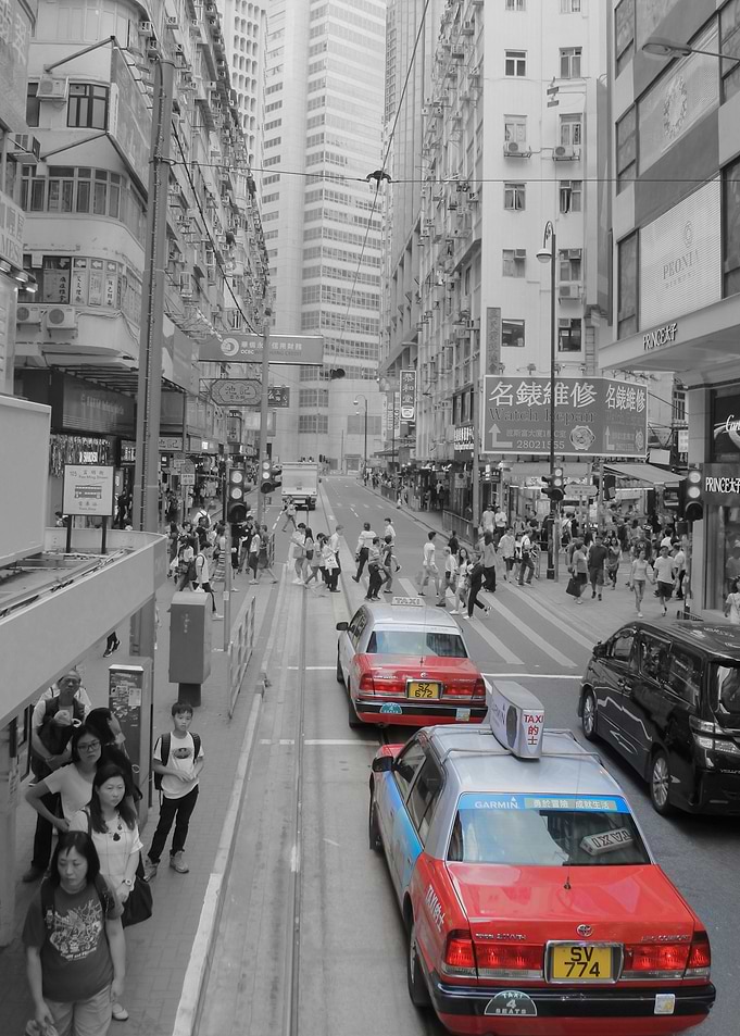 Red Taxi Hong Kong