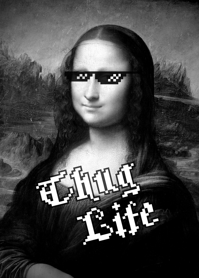 Mona Lisa Thug Life