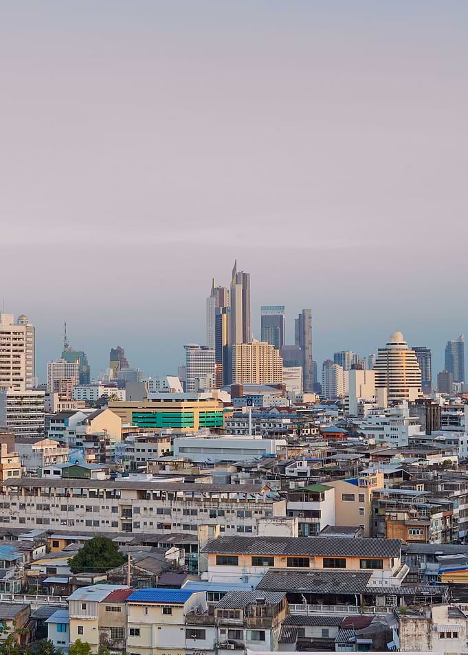 Aerial view of Bangkok