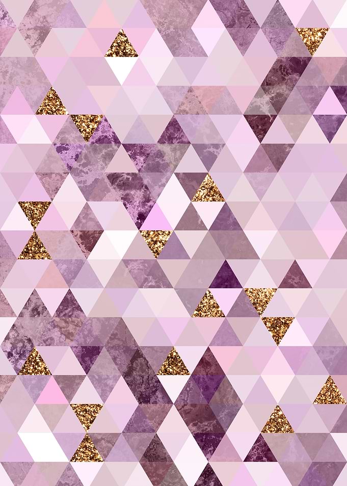 Pink Geometric Pattern