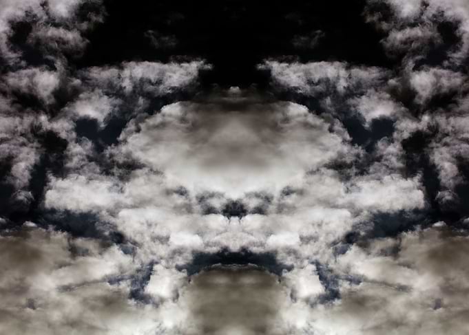 Psychedelic trippy sky