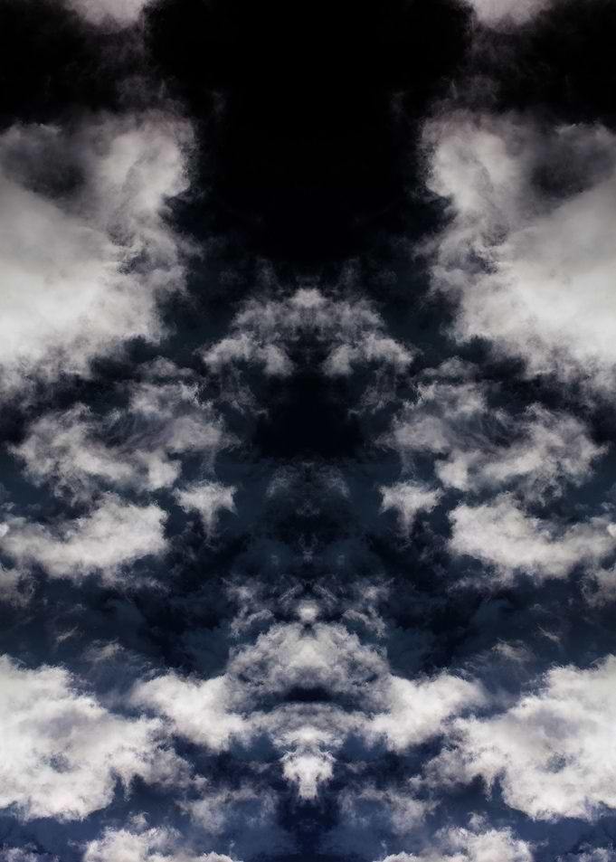Psychedelic trippy sky