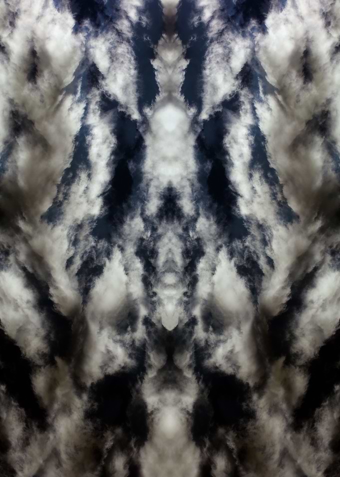 Psychedelic trippy sky