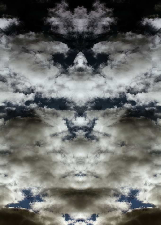 Psychedelic trippy sky