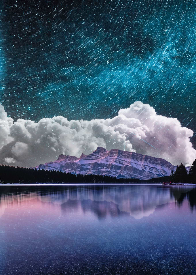 Magic Milky Way At Night