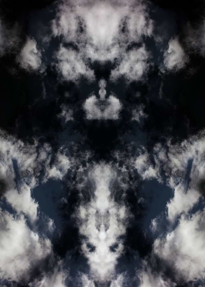 Psychedelic trippy sky