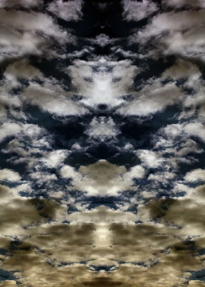 Psychedelic trippy sky