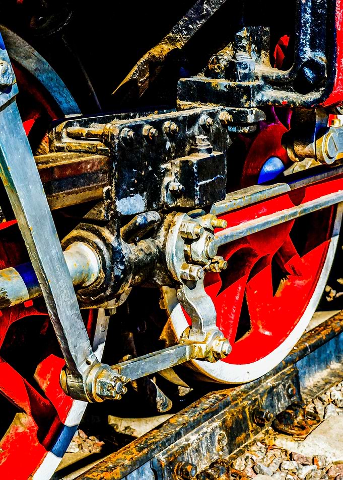 Steam Train Links And Rods