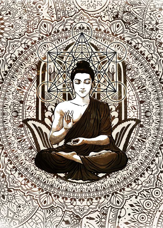 Mandala Warm Buddha