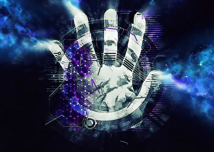 Hand and space