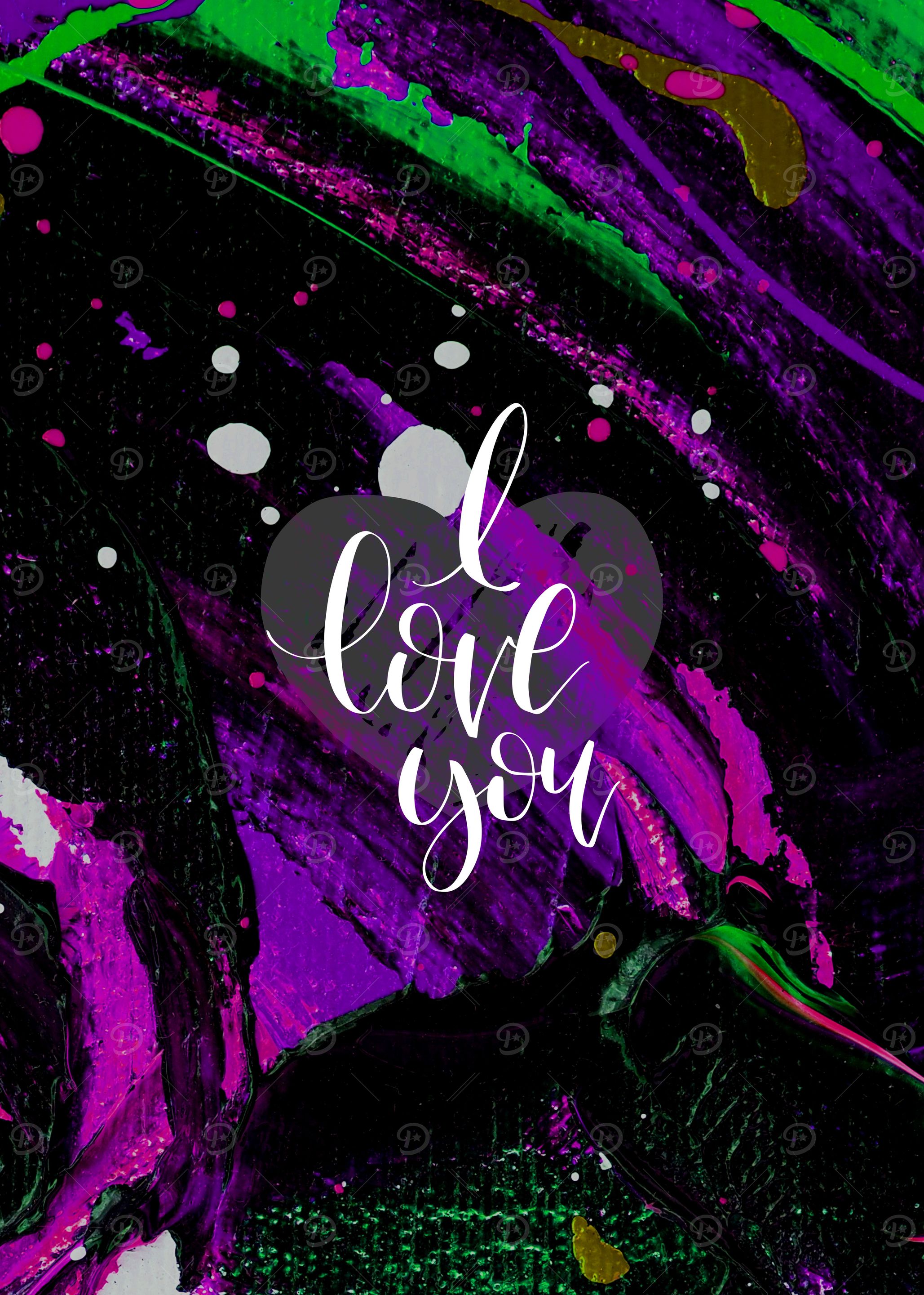 I love you