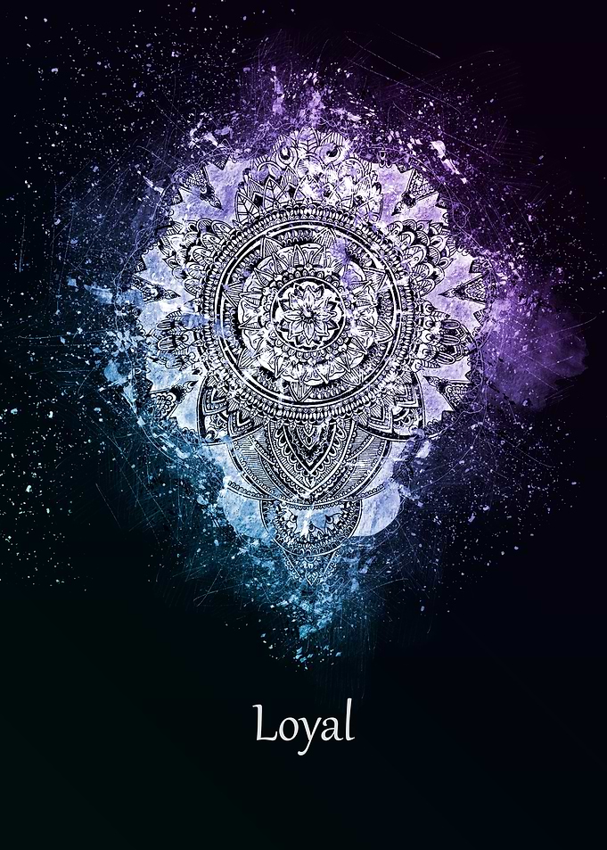 Mandala loyal black