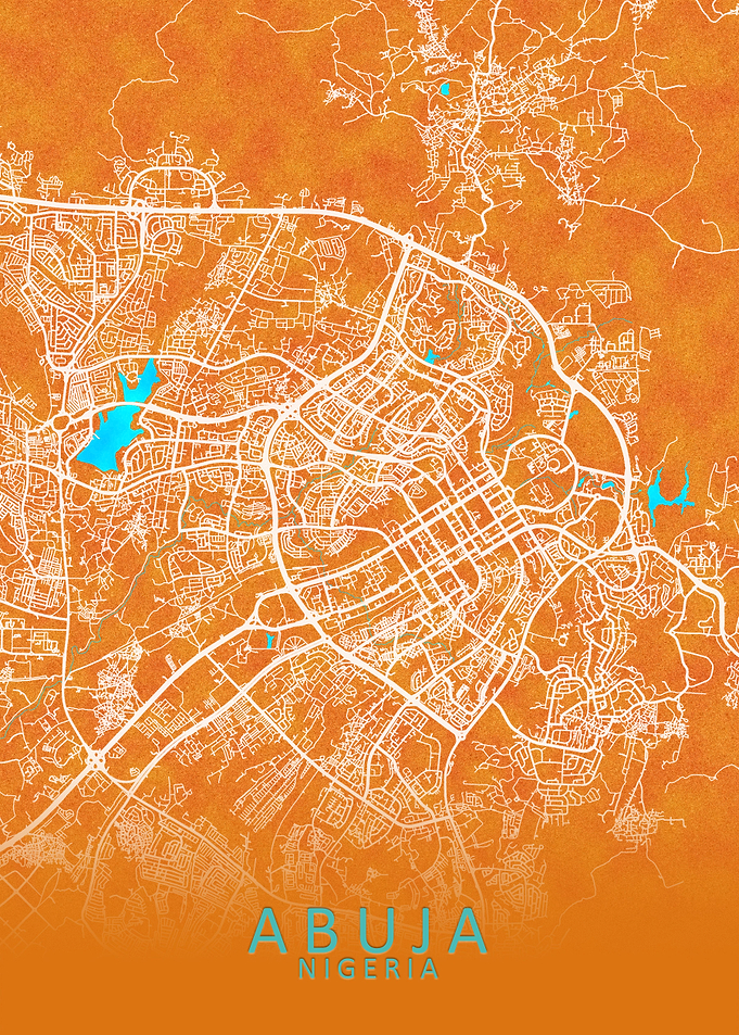 Abuja Nigeria City Map