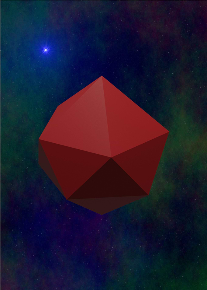 Icosahedron on Galaxy