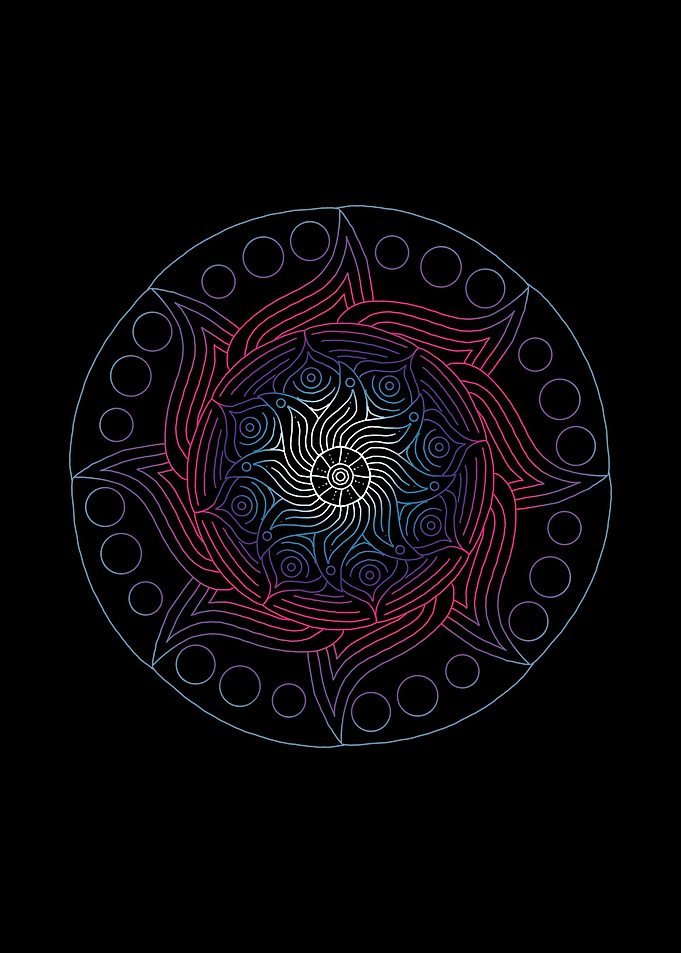 mandala pattern circle 1
