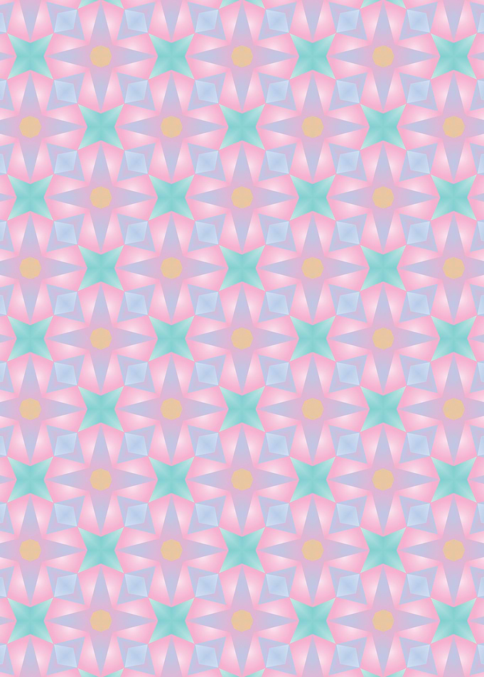 Pastel Retro Pattern 02