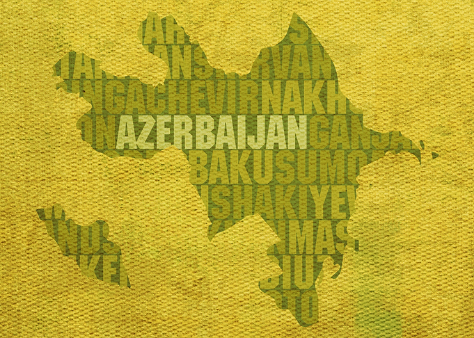 Azerbaijan Country Map